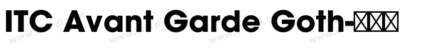 ITC Avant Garde Goth字体转换